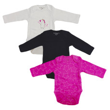 Fox & Bunny Baby Bodysuit Multi 3pcs pack L-56